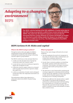 BEPS Actions 8-10
