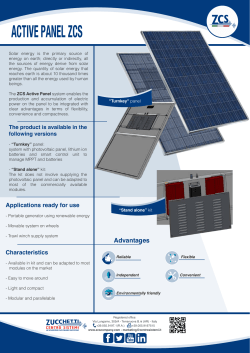 Scheda tecnica Pannello Attivo.EN-L