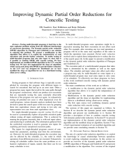 Improving Dynamic Partial Order Reductions for Concolic Testing