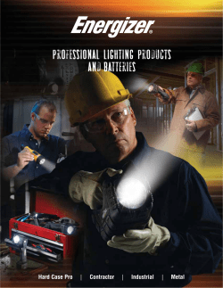 Professional Lighting Products and batteries