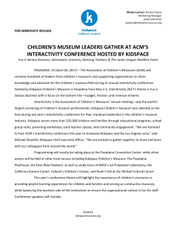 children`s museum leaders gather at acm`s interactivity conference