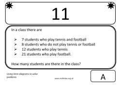 Using Venn diagrams to solve problems