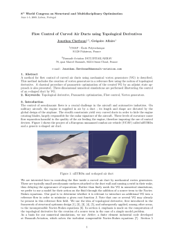 Flow Control of Curved Air Ducts using Topological Derivatives