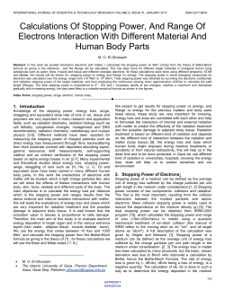 Calculations Of Stopping Power, And Range Of Electrons Interaction