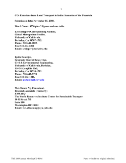 1 CO2 Emissions from Land Transport in India