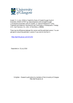 A feasibility study of singlet oxygen explicit dosmietry