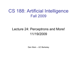 CS 294-5: Statistical Natural Language Processing