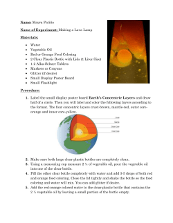 Making a Lava Lamp