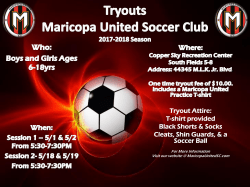 44345 MLK Jr. Blvd. One time tryout fee of $10.00