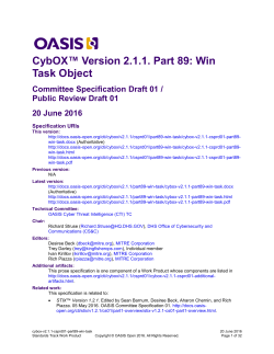 CybOX Version 2.1.1. Part 89: Win Task Object - Name
