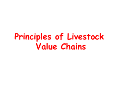 Principles of Livestock Value Chains