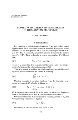 Closed Weingarten hypersurfaces in Riemannian manifolds