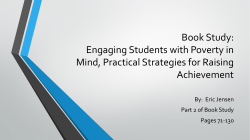 Engaging Students with Poverrty in Mind Book Study Pages 71-130