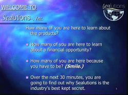 Consultant - Sealutions USA > Home