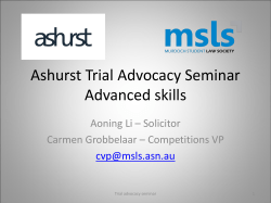 Advance Skills Seminar PowerPoint 2017
