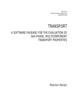 Transport User Manual