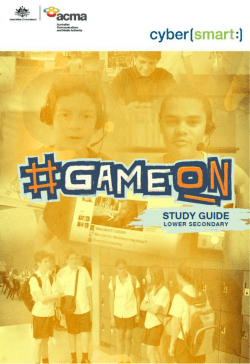 GameOn Lower Secondary Study Guide