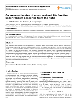 On some estimates of mean residual life function under random