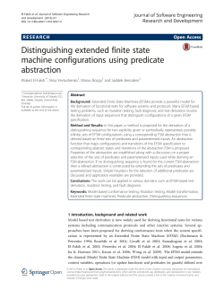 Distinguishing extended finite state machine configurations using