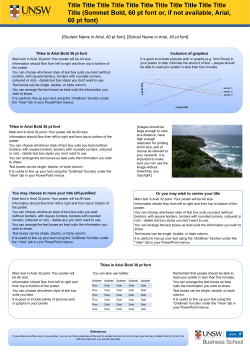 Portrait template - UNSW Business School