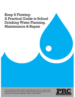 Keep it Flowing: A Practical Guide to School Drinking Water