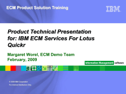 Early Education Presentation Guidelines