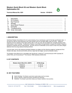GenScript TissueDirect Multiplex PCR System Protocol