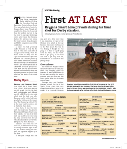 First AT LAST - Ron Emmons Show Horses