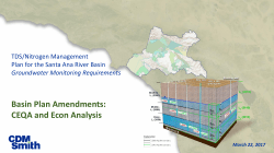 TDS/Nitrogen Management Plan for the Santa Ana River Basin