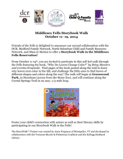 Middlesex Fells Storybook Walk October 11