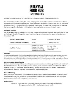 our Internship Description and Application