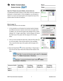 Summary of lesson - TI Education