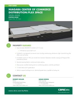 niagara center of commerce distribution/flex space