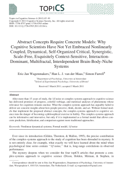 Abstract Concepts Require Concrete Models: Why Cognitive