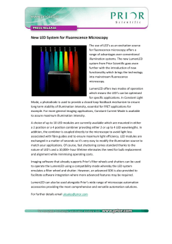 New LED System for Fluorescence Microscopy