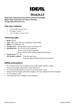 IMPORTANT Read these instructions fully before