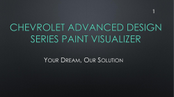 Chevrolet Advanced Series Paint Visualizer