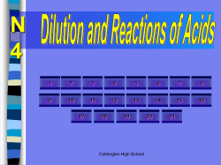 N4 Unit 1 quiz 8 Reactions of acids