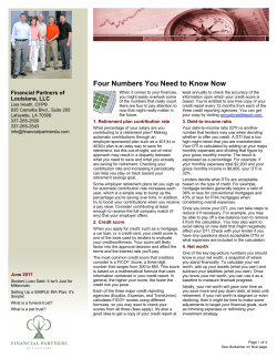 Four Numbers You Need to Know Now