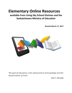 Online Resources Elementary
