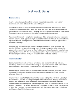 document about delay