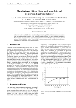 Manufactured Silicon Diode used as an Internal Conversion