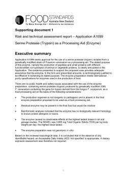 A1099-Trypsin-CFS-SD1 - Food Standards Australia New Zealand