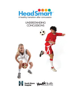 HeadSmart Handbook - Sports Concussion Institute