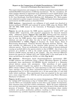 This report characterizes and compares two Arbidol monohydrate