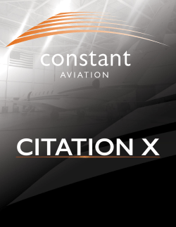 Citation X Capabilities Maintenance