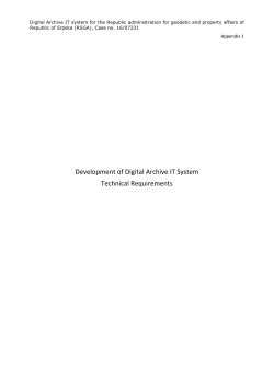 Development of Digital Archive IT System