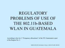 PPT - Wireless@ICTP