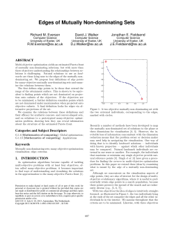 Edges of Mutually Non