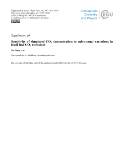 Supplement of Sensitivity of simulated CO2 concentration to sub
